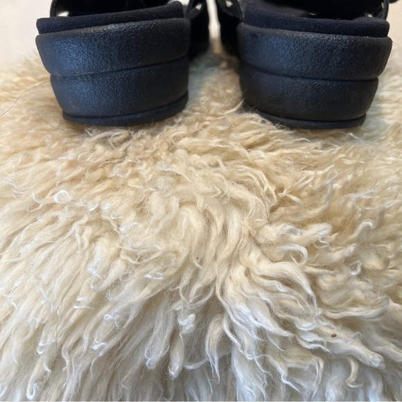 MEPHISTO Black Suede Open Toe Slip On Sandals. Size 42 - Picture 4 of 7